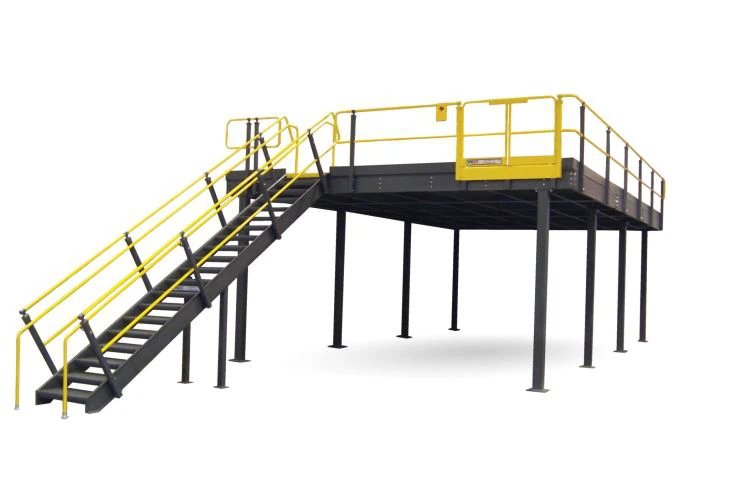 Fabricated steel platform